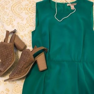 XXI Contemporary - Green Sheath Dress